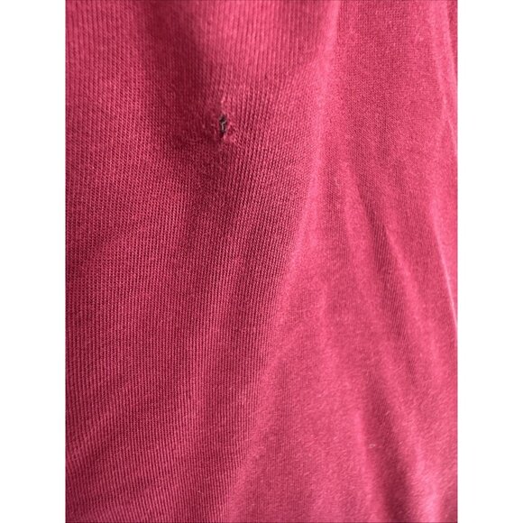 Lauren Ralph Lauren Wine Short Sleeve Boat Neck Midi Dress 1X - Picture 5 of 10